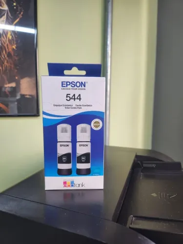 Kit Tinta Epson 544 Preto Original - 2 Unidades EcoTank (Lacrado)