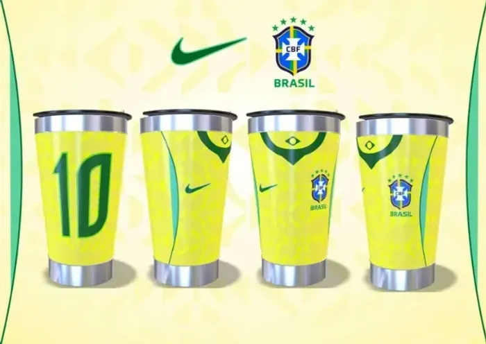 copo brasil termico garrafa termica