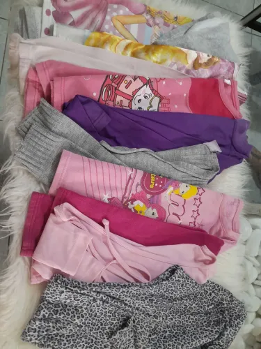 lote com 50 peças menina tamanho 06 e 08