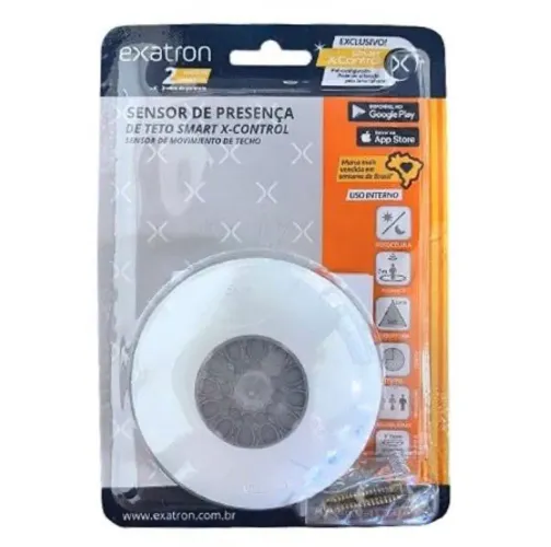 Sensor de Presença de Teto Smart X-Control da Exatron