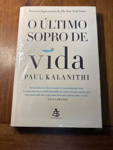 O Último Sopro de Vida - Paul Kalanithi - Editora Sextante