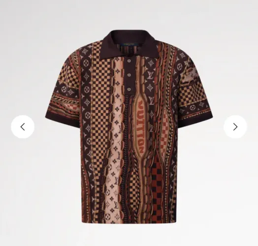 Camisa LV Polo Manga High Quality