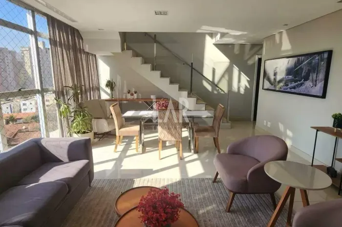 Cobertura à venda, 4 quartos, 4 suítes, 4 vagas, Luxemburgo - Belo Horizonte/MG