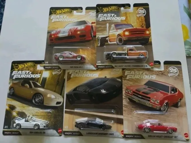 Hot Wheels Premium 2026 Fast & Furious 25th, CHASE 1995 Mazda RX-7, HNW46-956P