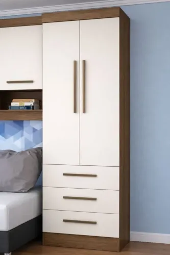 Promoção Guarda Roupa 2 portas e 3 gavetas - 09/01/26