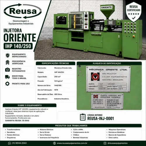 Injetora Oriente IHP 140/250