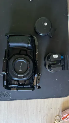 Câmera de cinema Blackmagic poket 4k 