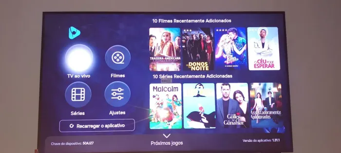 Linda tv Samsung 55 polegadas