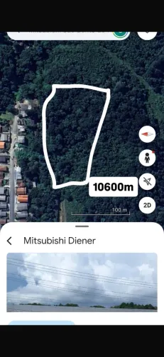Área de 10660 m no centro 480k