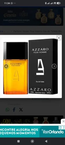 Perfume Azzaro Pour Homme Eau de Toilette Masculino 200ML