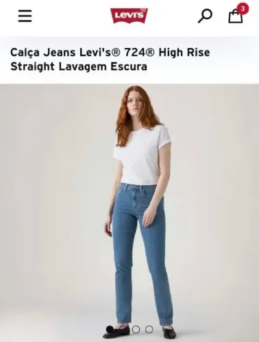 Jeans Calça Levi's NOVA ORIGINAL SEM USO
