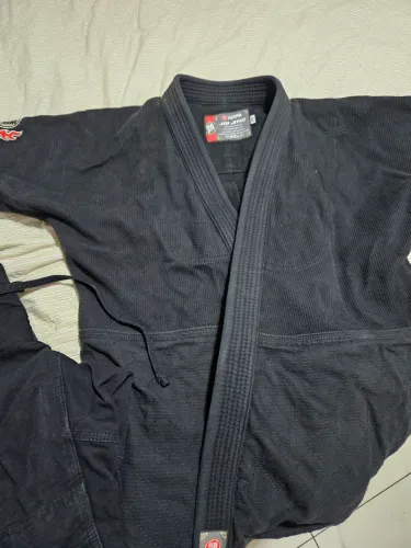 KIMONO ATAMA JIU-JITSU - PRETO - TAMANHO A3