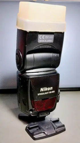 Flash Nikon Speedlight SB-800 completo (caixa, manuais e acessórios)