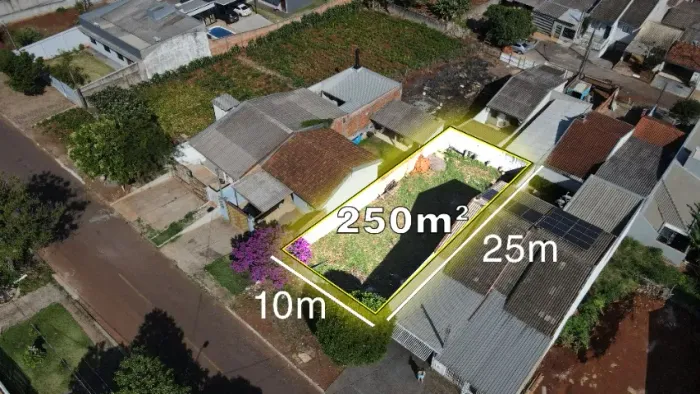 Terreno 250 m2 - Santa Felicidade - Cascavel / PR