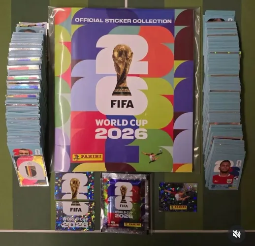Set completo figurinhas copa do mundo de 2026