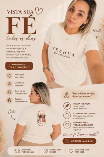 CAMISETAS CRISTÃ