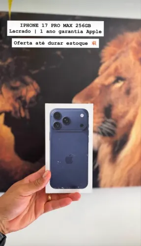 iPhone 17 pro Max azul lacrado! 