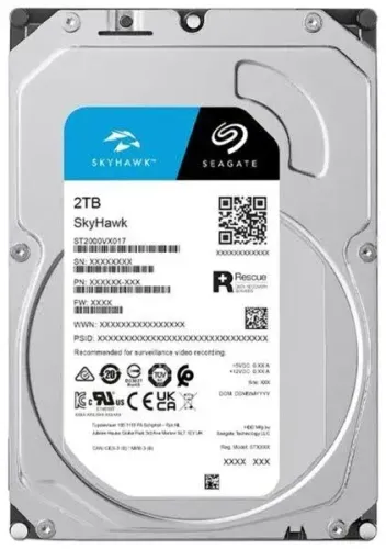 Hd Seagate 2TB Skyhawk Surveillance 3.5" Sata 3 5400rpm - St2000vx017