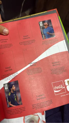 Figurinhas e álbum da Copa
