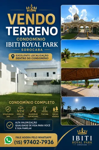 Terreno Ibiti Royal Park Oportunidade