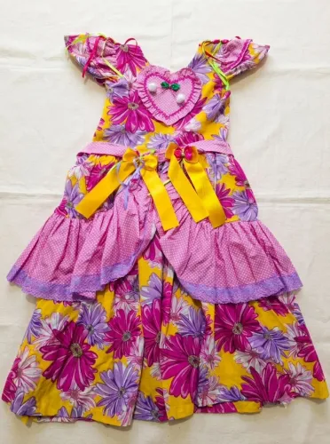 Vestido festa junina infantil
