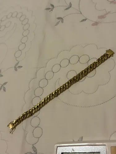 Pulseira grossa de ouro 18k