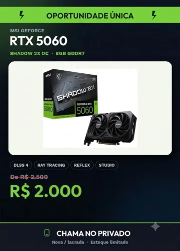 RTX 5060 - placa de video