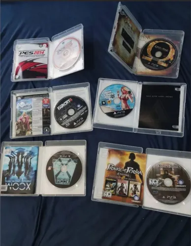 Vendo 6 jogos de ps3 funcionando perfeitamente