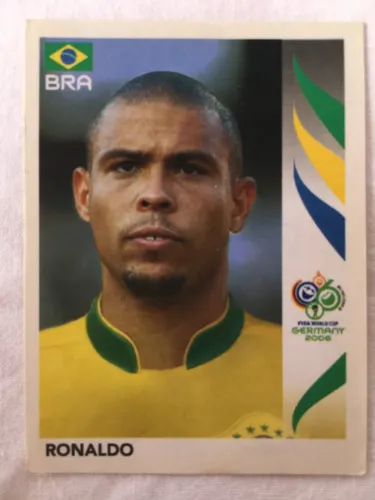 Figurinha Ronaldo Copa 2006 Nunca Colada
