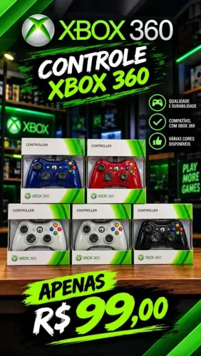 Controle Xbox 360