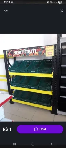 VERDUREIRO HORTIFRUTI COM 12 CAIXAS NOVOS. TEL/ZAP 71- *