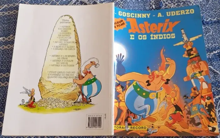 Livro Asterix E Os Índios Álbum Do Filme