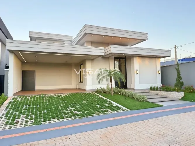 Casa térrea com 03 suítes à venda - Condomínio fechado Porto Seguro Residence & Resort em