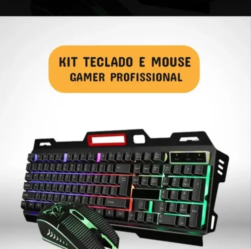 TECLADO GAMER COM MOUSE