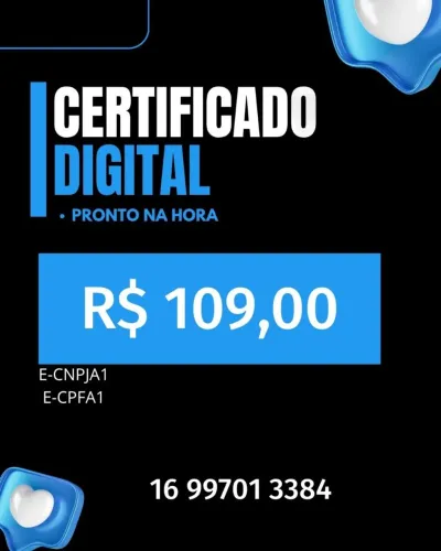 Certificado Digital e-CNPJ A1 - Pessoa Jurídica