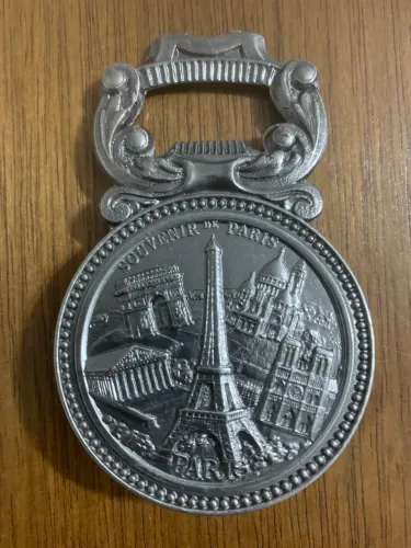 Abridor de garrafas de prata - IMPORTADO - MADE IN FRANCE