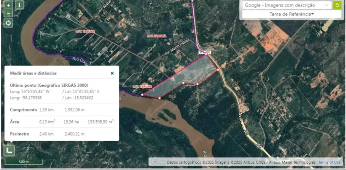 Vendo 19 hectares de Área Urbana