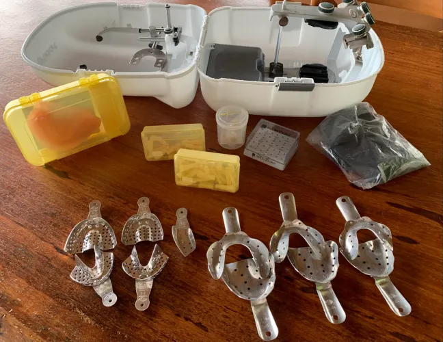 Articulador bio-art completo+ kit prótese e dentística  