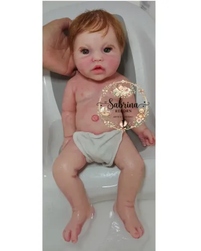 Bebê reborn de silicone solido 