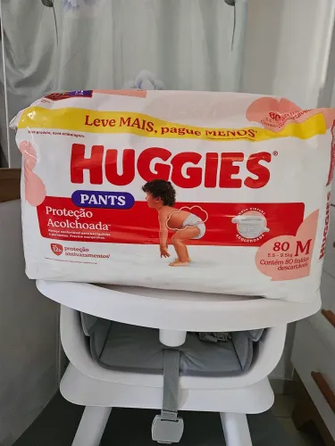 FRALDA HUGGIES PANTS (SUPREME CARE/PROTEÇÃO ACOLCHOADA) - TAM M