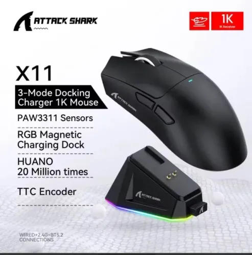 ATTACK SHARK X11 MOUSE GAMER