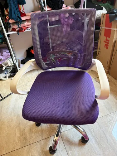 Cadeira egonomica roxo
