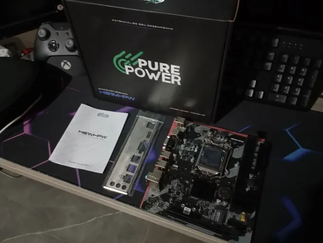 Placa mãe LGA 1155 completa e 2 semanas de uso