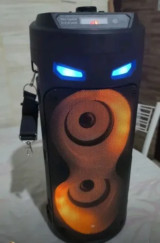 Caixinha de som Bluetooth portátil FM USB