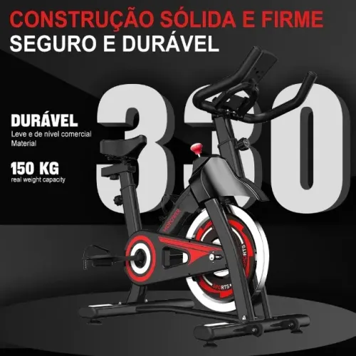Promoção Shopee! Bicicleta Ergométrica Profissional - Ideal para Usuários até 1,90m