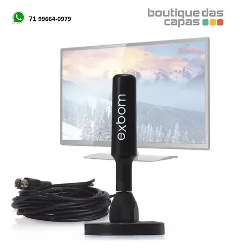 Antena digital interna ou externa AN-13540B exbom 4 metros