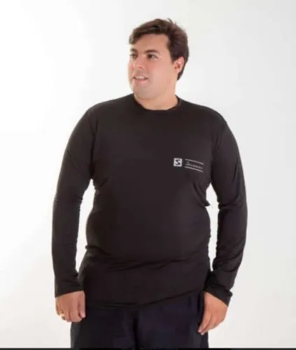 Camisas térmica proteção UV +50 poli texturizado tamanhos pluss size G1 e G2