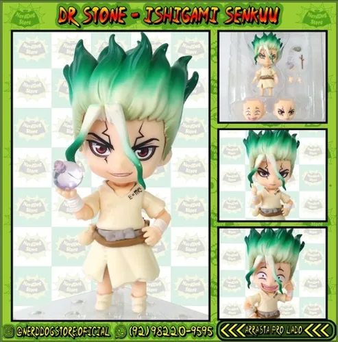 Action Figure Senku Ishigami - NerdDog Store Nendoroid Dr Stone Taiju Suika Chrome Tsukasa