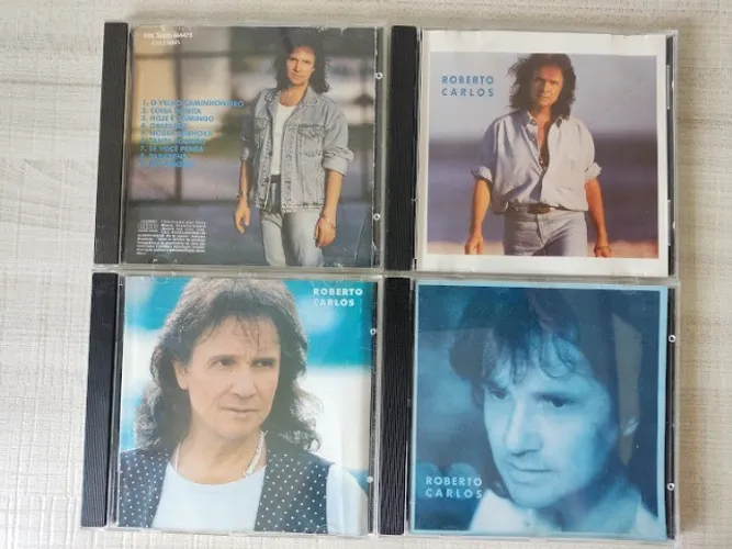 Kit 4 Cd Roberto Carlos Não Chore por Ela Alô Caminhoneiro Mulher 40 (cod RC03)