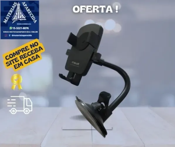Suporte Celular It Blue Carro Preto - novo